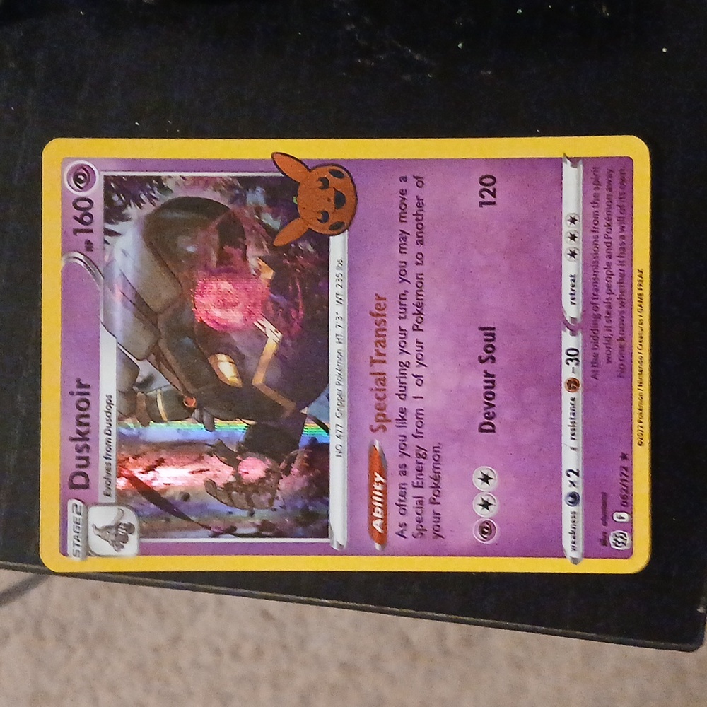 Dusknoir HOLO Pokemon Tradong Card